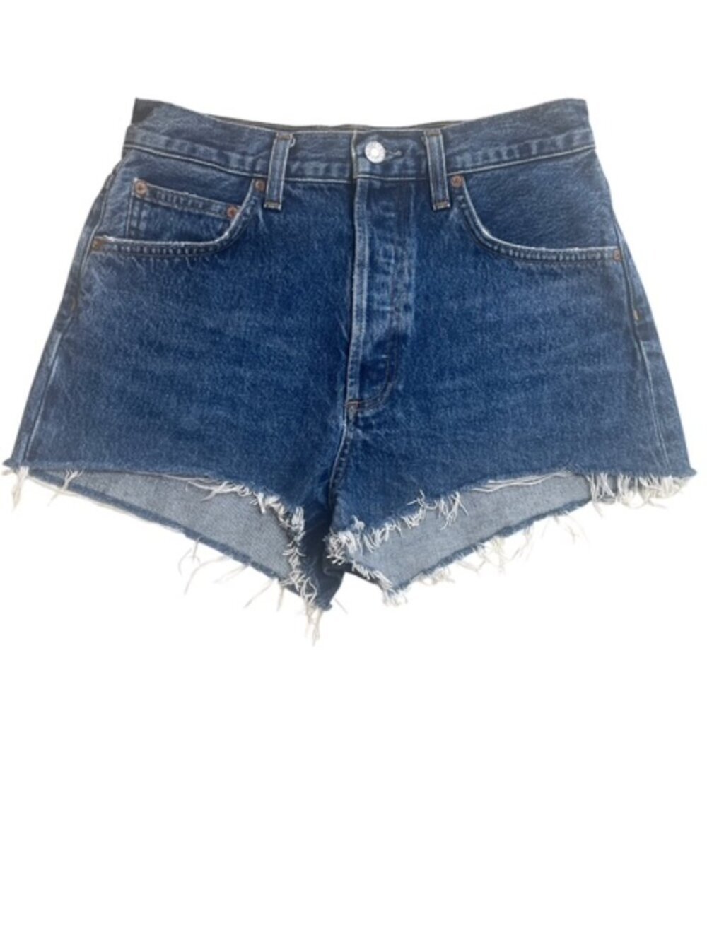 AGOLDE Dee High Rise Denim Shorts in Enamour - Size 27